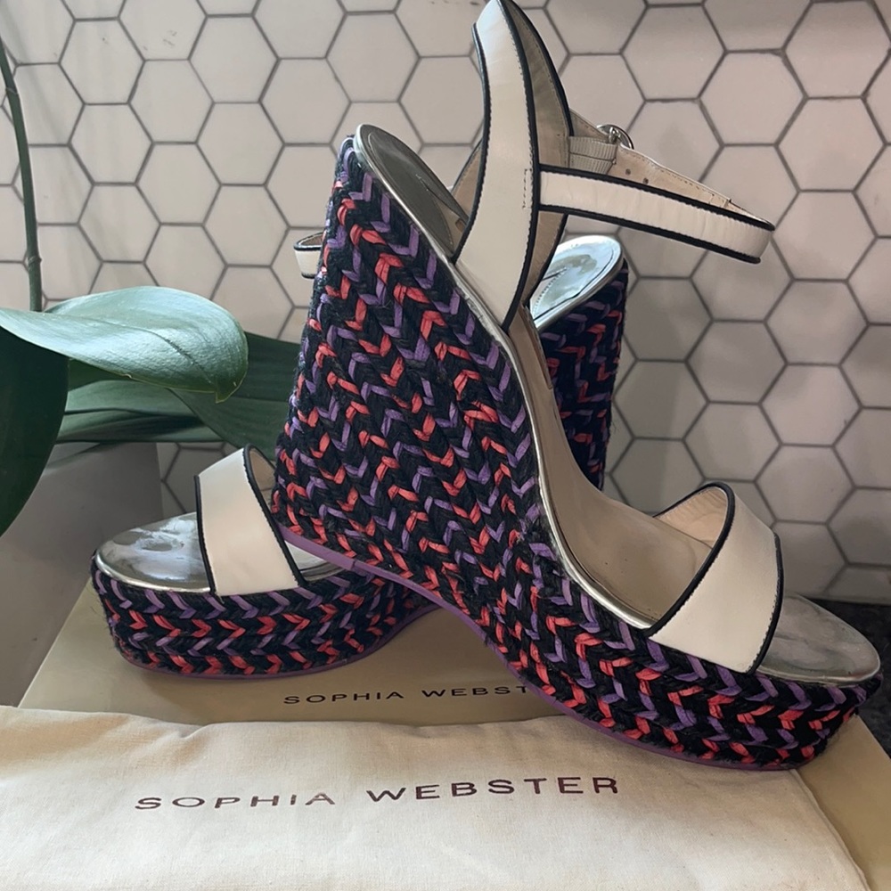 Sophia Webster Lucita White Espdrilles